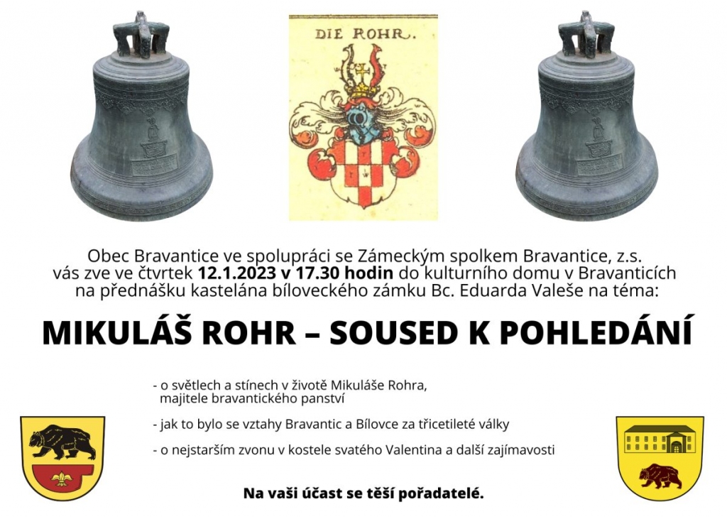 Přednáška - Mikuláš Rohr - soused k pohledání