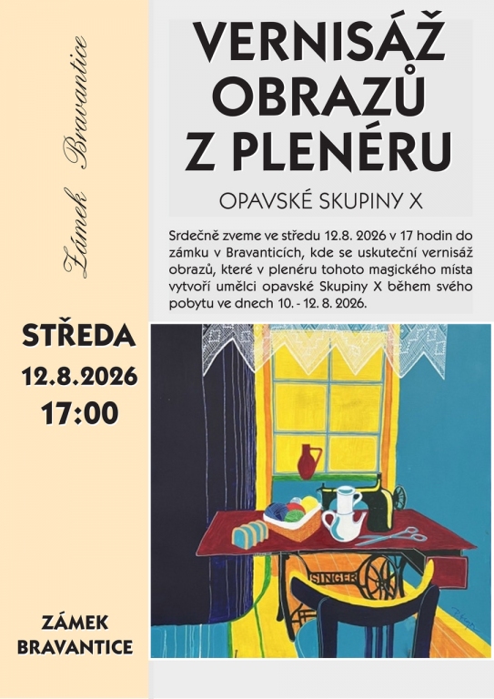 Vernisáž obrazů z plenéru