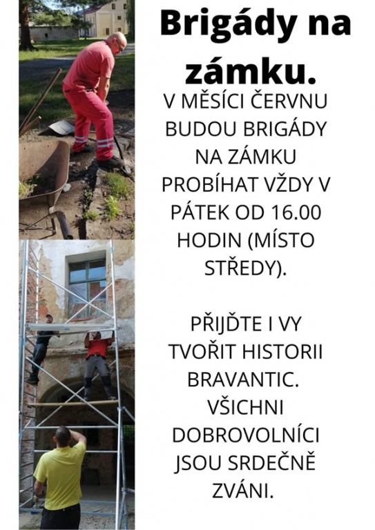 Změna termínu brigád
