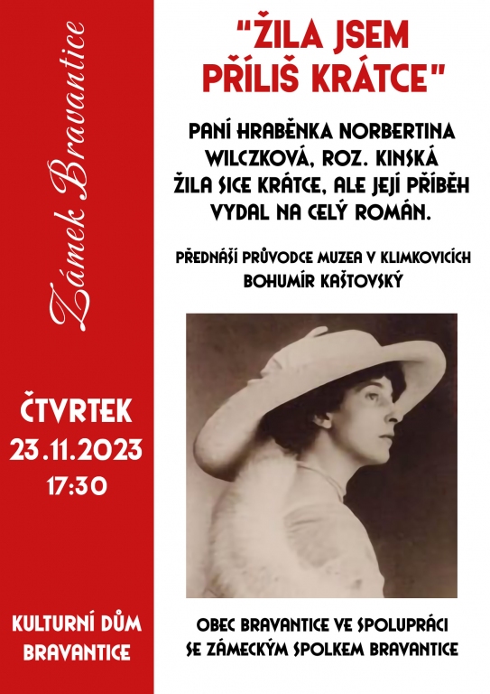 Žila jsem příliš krátce - pozvánka na přednášku