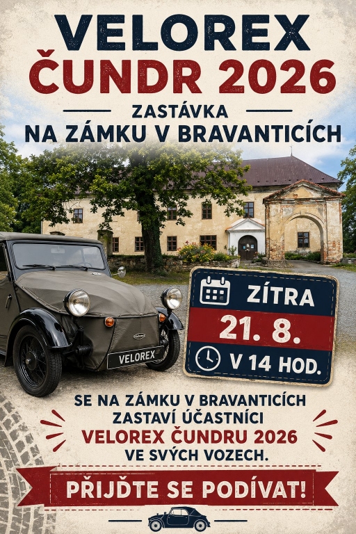 Velorexy na zámku