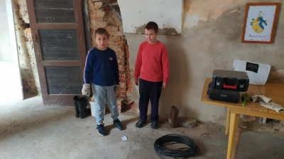 8. brigáda na zámku