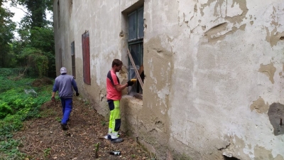 12. brigáda na zámku
