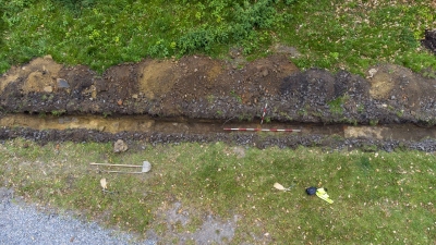 Archeologický průzkum nádvoří zámků