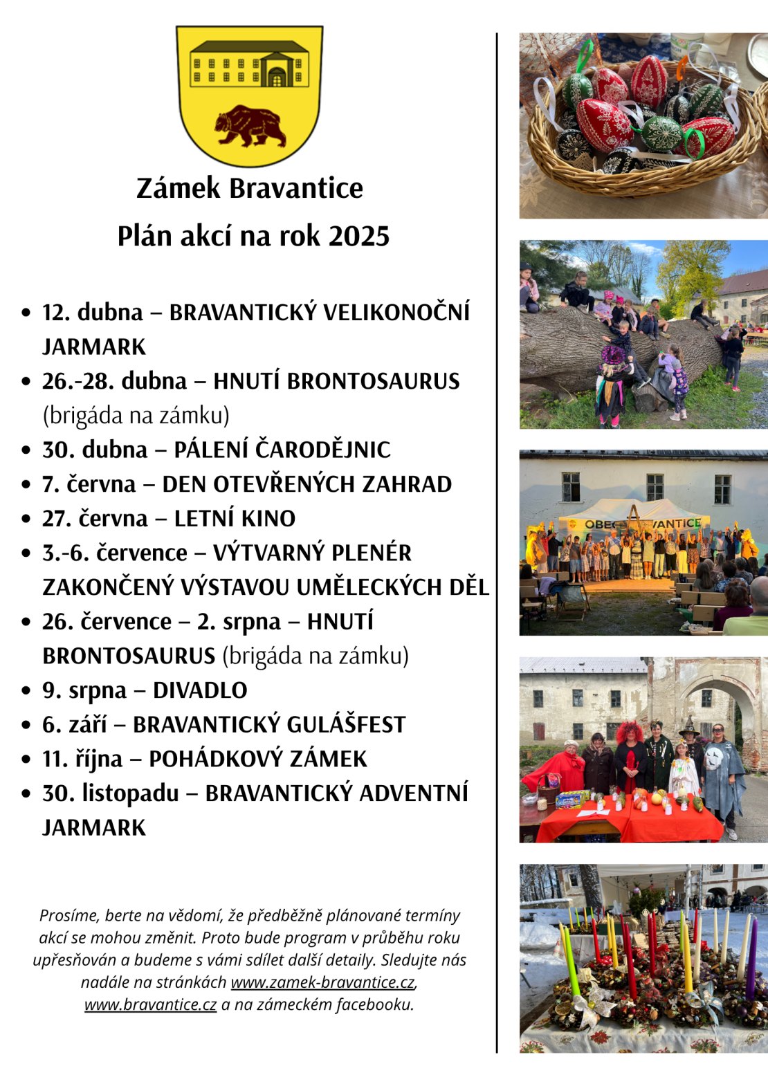 Plán akcí na rok 2025